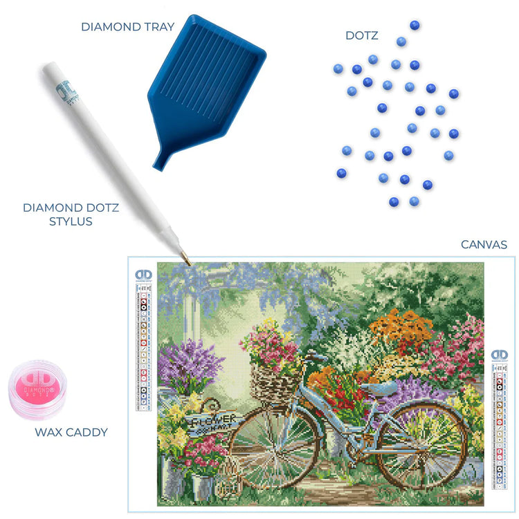 Diamond Dotz Diamond Painting | Flower Mart 8+ - 5