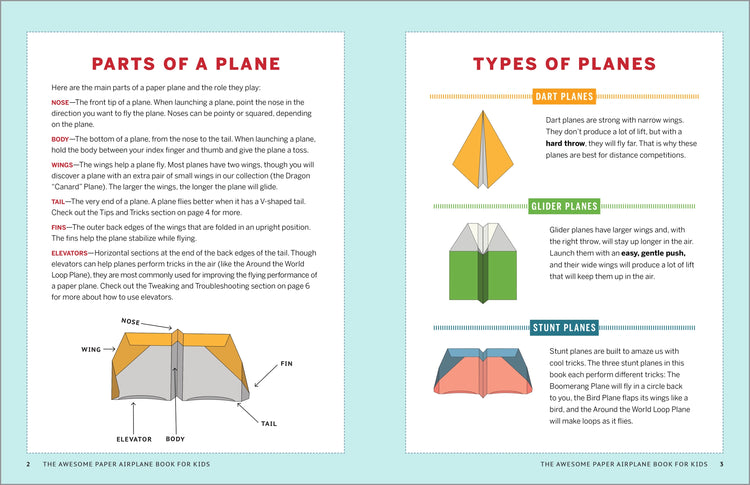 Awesome Paper Airplane Book for Kids 6+ - 3