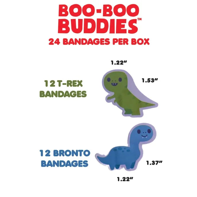 Boo Boo Buddies | Brontosaurs & T-Rex Bandages