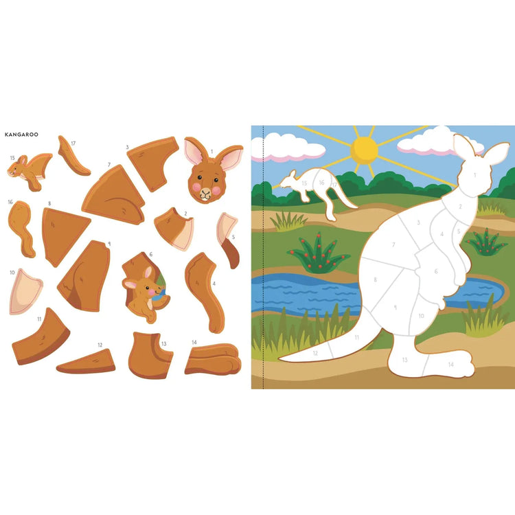 My First Color By Sticker Book | Furry Friends