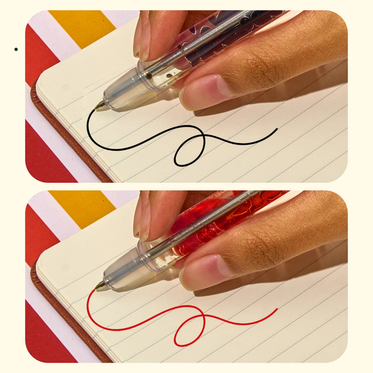 Scented Lava Pen Set | 2-Pack | Black/Red - 3