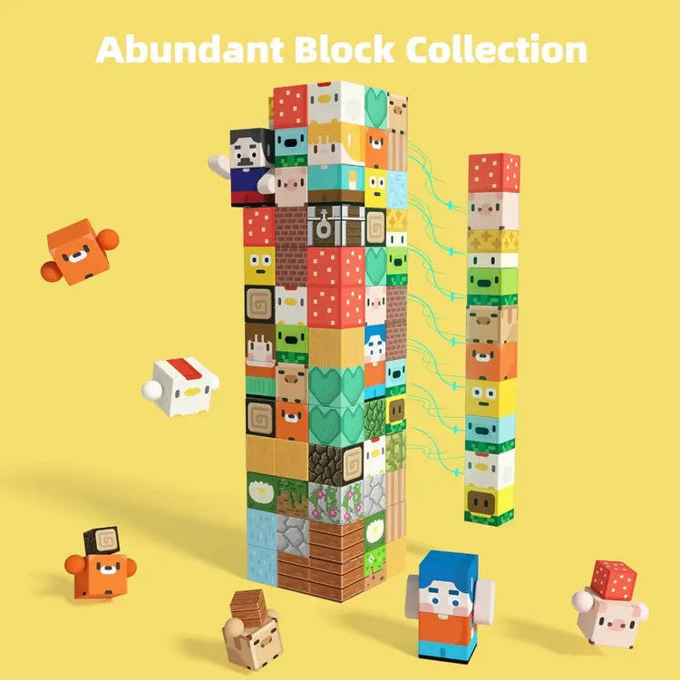 Hilltop Hamlet 100pc Magnetic Building Blocks