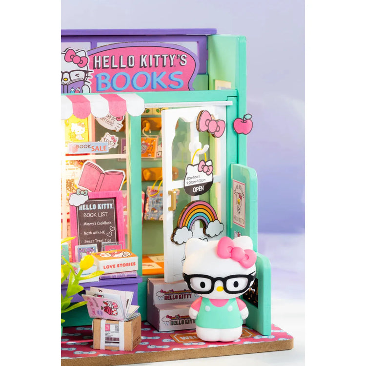 DYI Miniature Bookstore Kit- Hello Kitty'S Book Store Dghk152