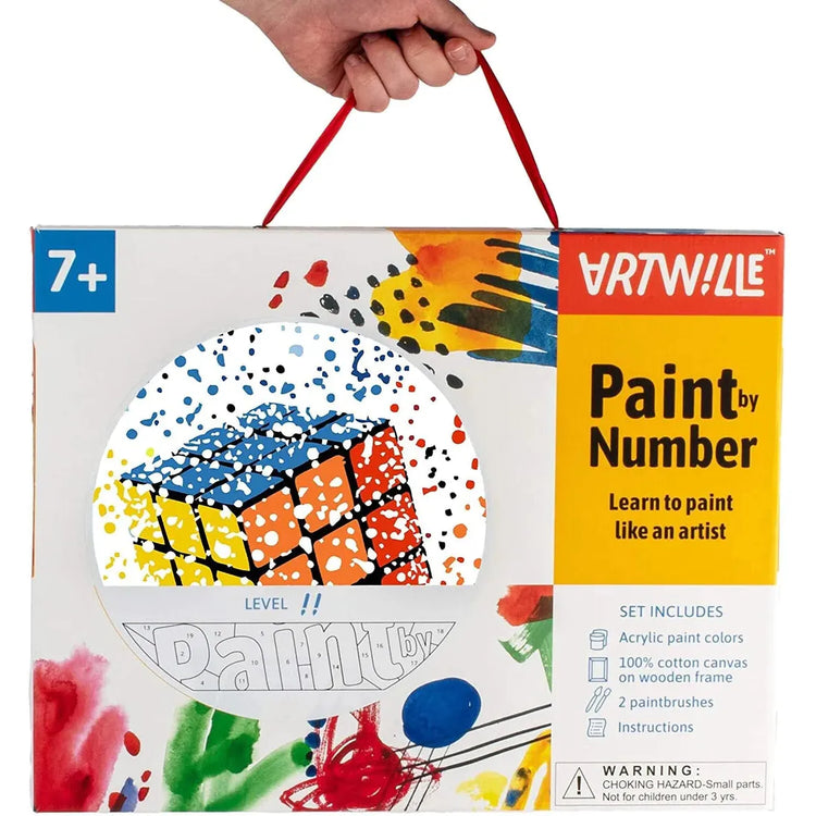 Artwille DYI | Paint By Number | Rubik'S Cube 14404-We