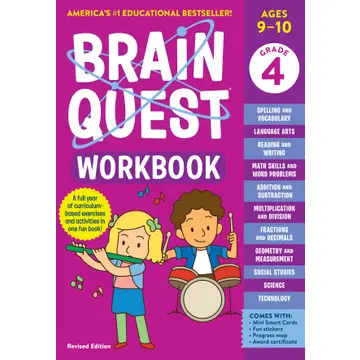 Brain Quest Workbook: 4th Grade Revised Edition - CR Toys