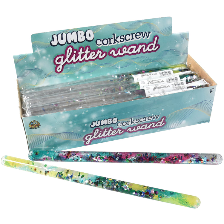 Corkscrew Glitter Wand Jumbo 5+ - 4