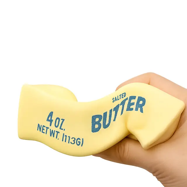 Butter Stress Ball – Soft & Slow-Rebound Squishy Toy - CR Toys