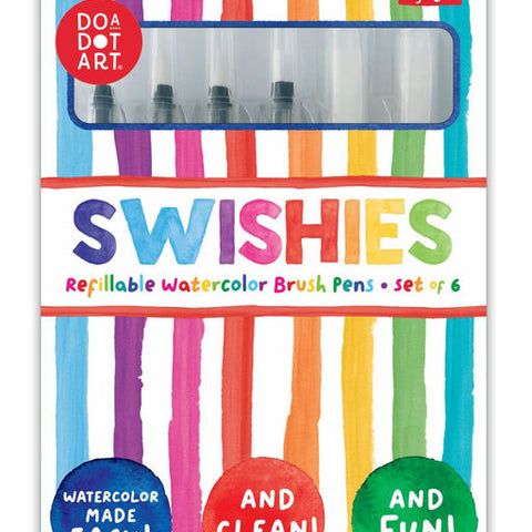 Watercolor Brush Pens | Swishies Refillable 3+ - CR Toys