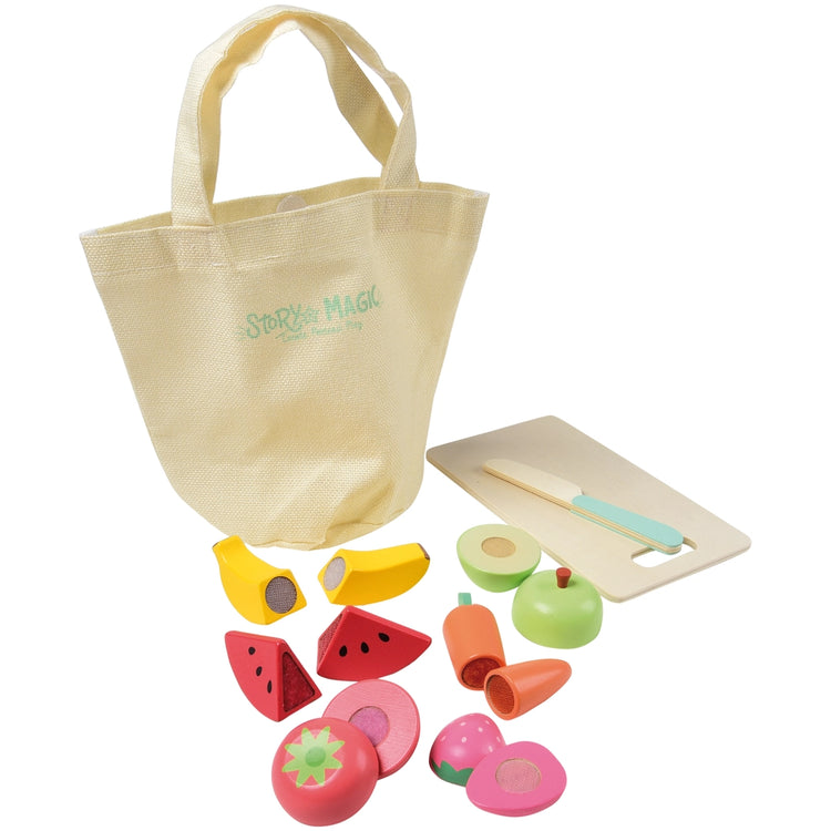 Wooden Cutting Food Playset 223075