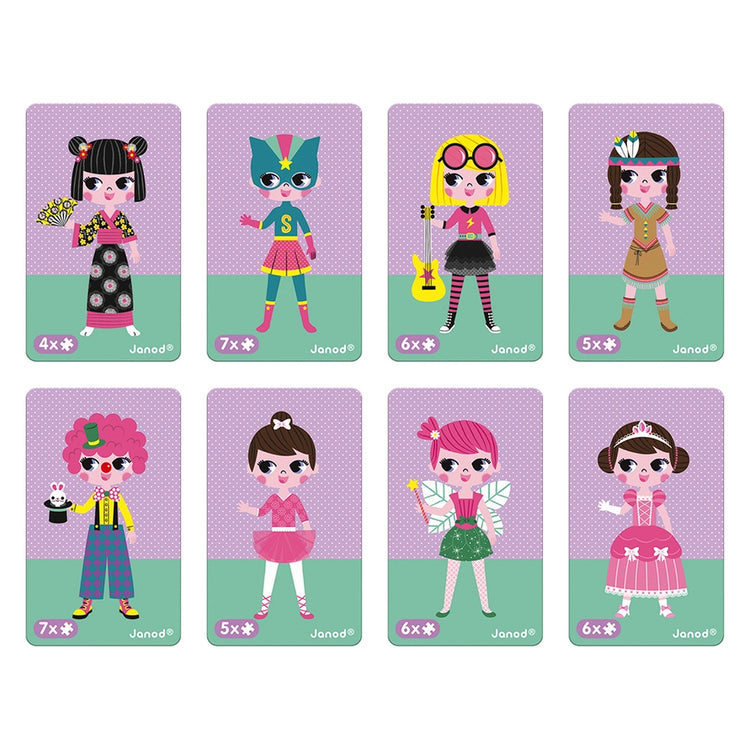 Magneti' Book | Girl's Costumes Playset 3+ - 7