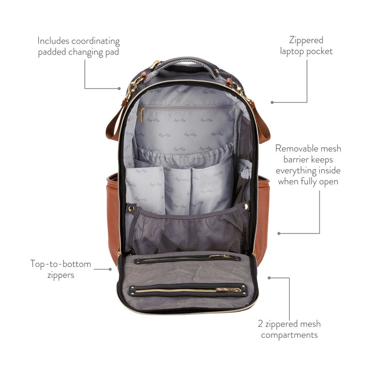 Diaper Bag | Cognac Boss Plus Backpack