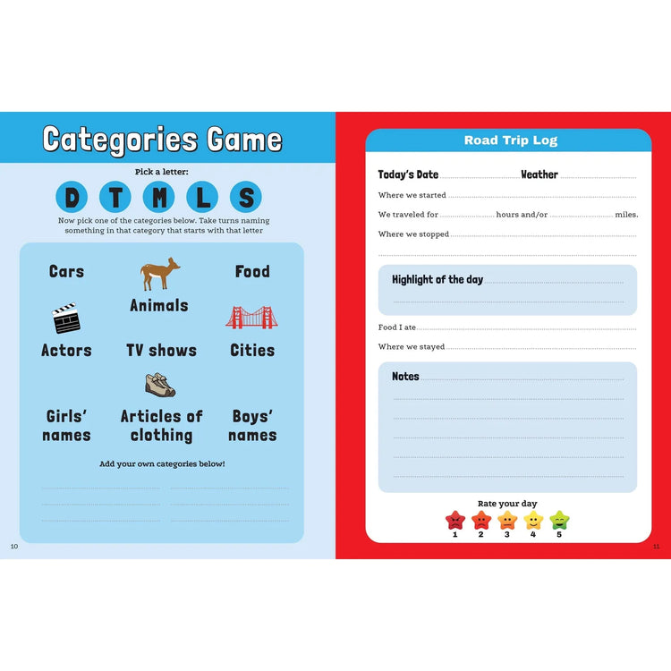 Road Trip Activity Quest Book