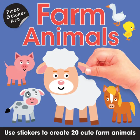 First Sticker Art | Farm Animals