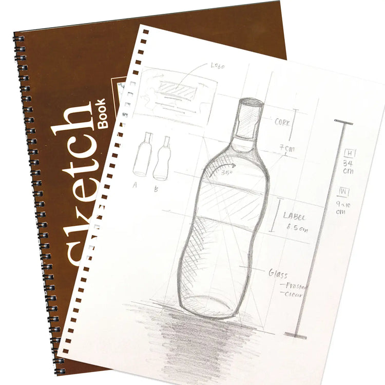 Sketch Pad | Side Bound Spiral | 8.5"X 11" | 30 Sheets