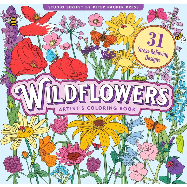 Coloring Book | Wildflowers 8+ - CR Toys