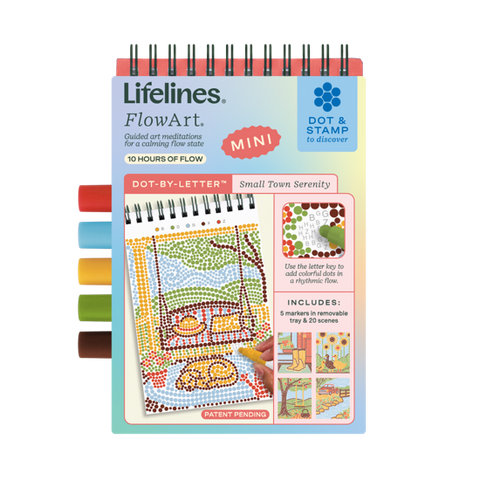 Lifelines | FlowArt Mini | Dot-By-Letter Small Town Serenity - 1