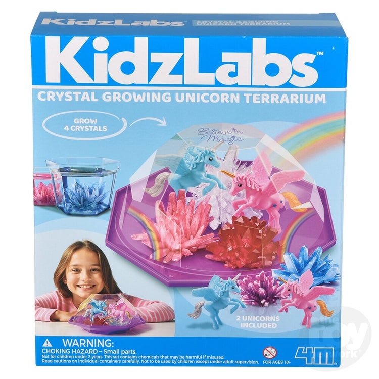 Kidslabs | Crystal Growing Unicorn Terrarium 10+ - CR Toys