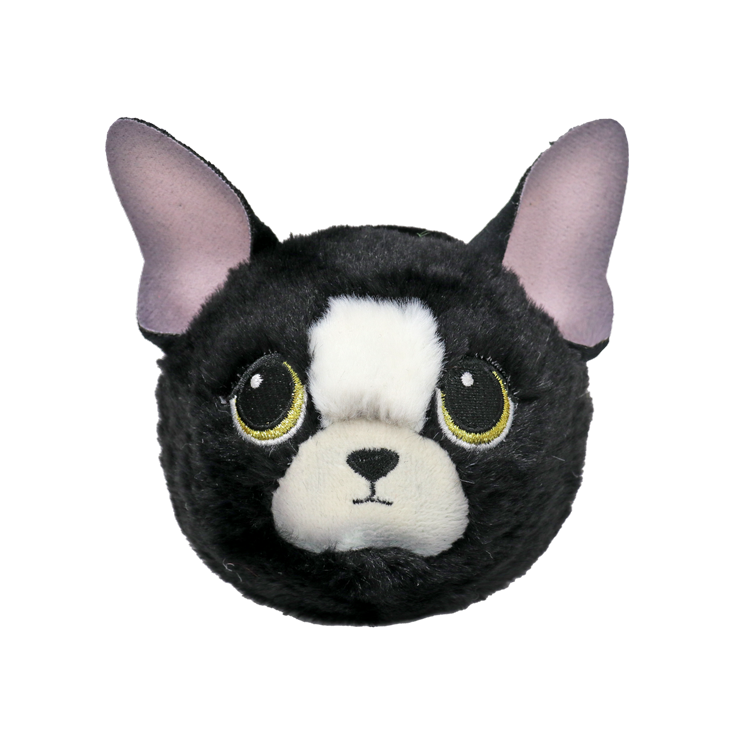 Ty Beanie Bellies Ball | Doodle Black Dog - 1