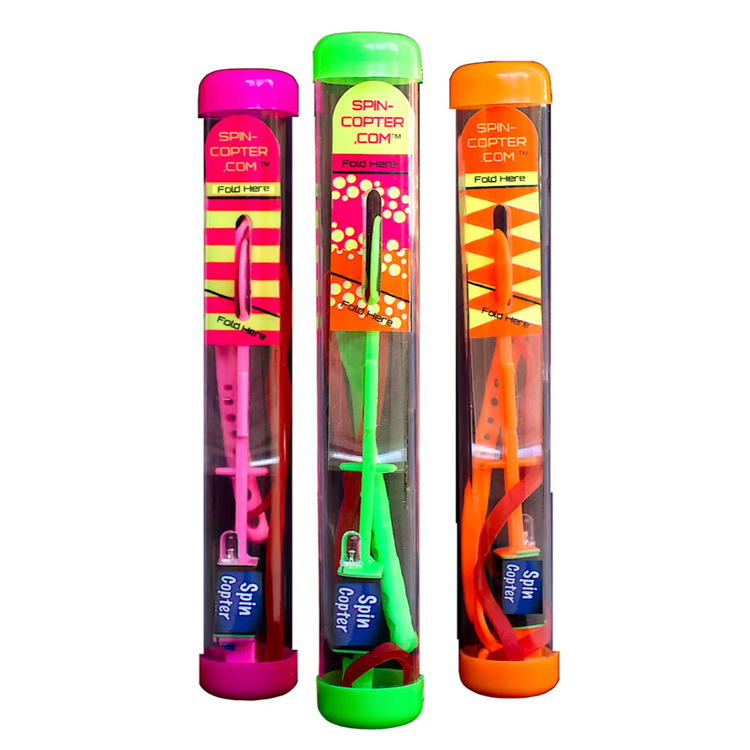 Led Spin Copter Slingshot