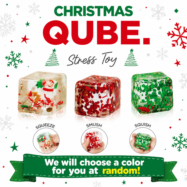 Christmas Qube Stress Toy 3+ - 2