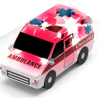 Tub Works | Emergency Cars | Light Up | Mold Free Bath Toy | Ages 1+ - 1