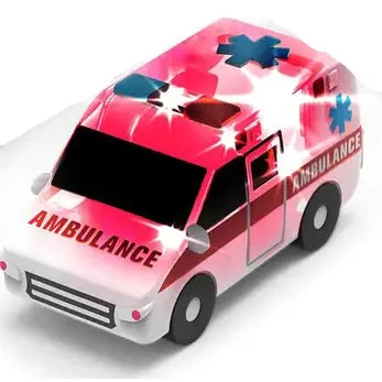 Tub Works | Emergency Cars | Light Up | Mold Free Bath Toy | Ages 1+ - 1