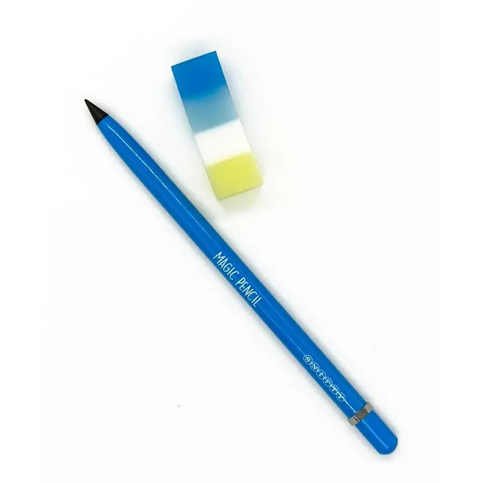 Magic Pencil & Eraser Set |Blue Spm007