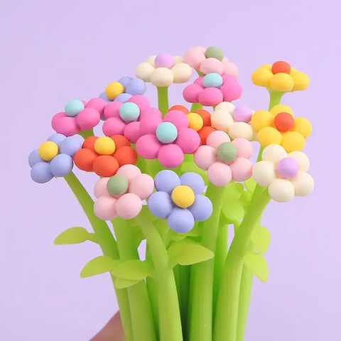 Gel Pen | Bubble Flower Wiggle