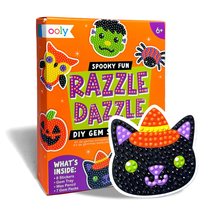 Mini Razzle Dazzle | Spooky Gem Sticker Kit 6+ - 2