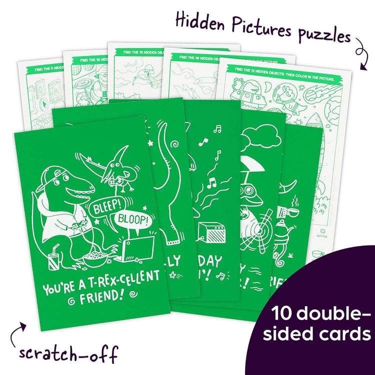 Scratch-and-Play | Dinosaur Hidden Pictures