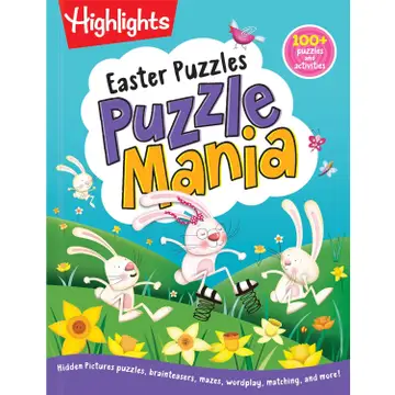 Easter Puzzles Puzzle Mania Activity Book 6+ - CR Toys