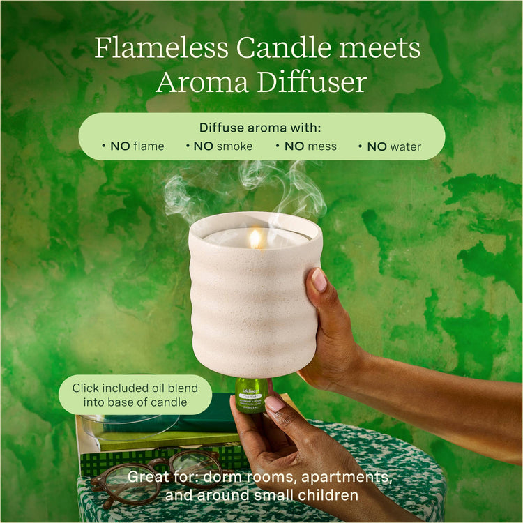 Lifelines | Flameless Candle Diffuser | Bubble Cream - 3
