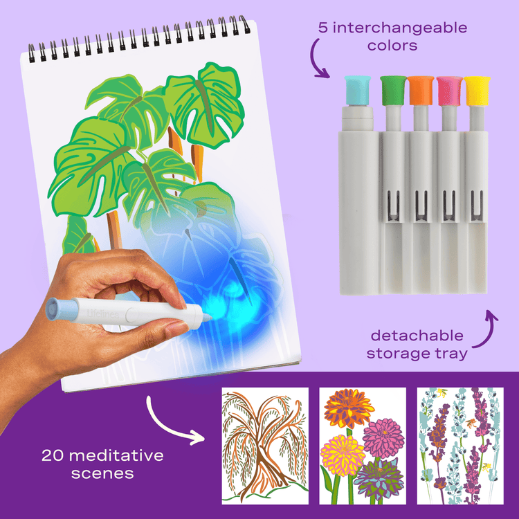 Lifelines | FlowArt | UV Art | Foliage and Flowers - CR Toys