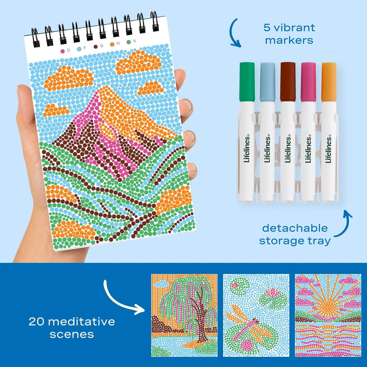 Lifelines | Flowart Mini | Dot by Letter | Nature's Wonders - CR Toys