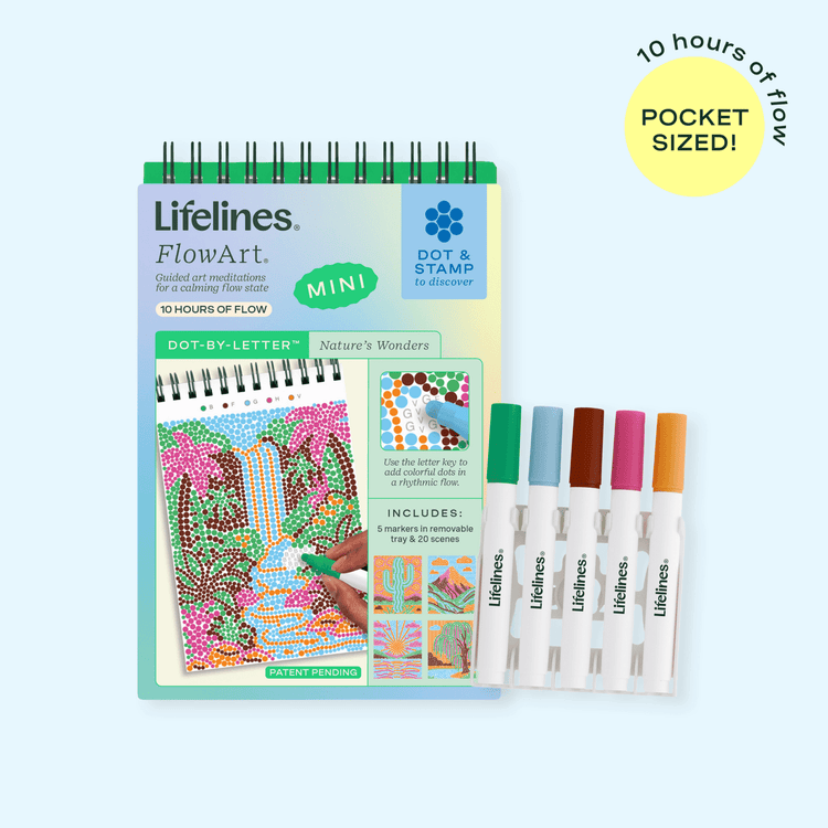 Lifelines | Flowart Mini | Dot by Letter | Nature's Wonders - CR Toys