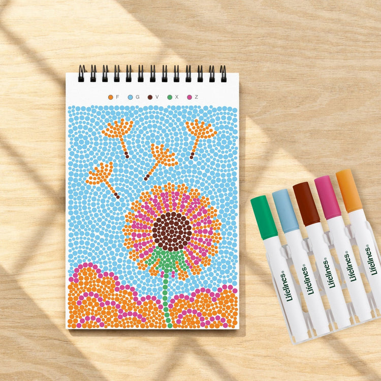 Lifelines | Flowart Mini | Dot by Letter | Nature's Wonders - CR Toys