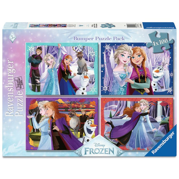 Puzzle | Disney Frozen | 4x100 Pc XXL - CR Toys
