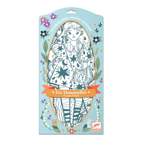 Demoiselle Anga Le & Friends Coloring Paper Dolls Dj09547