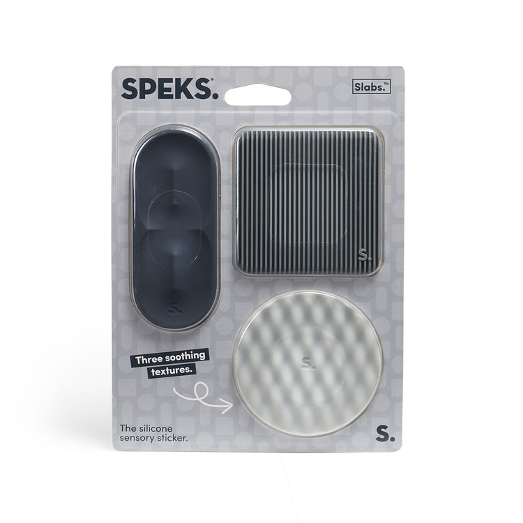 Slabs 3 Pack Sensory Stickers | Grey - 1