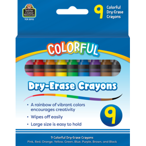 Dry-Erase Crayons | Colorful 3+