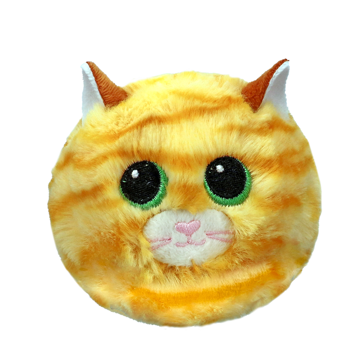 Ty Beanie Bellies Ball | Purry Yellow Cat 3+ - 1