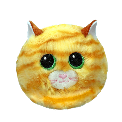 Ty Beanie Bellies Ball | Purry Yellow Cat 3+ - 1