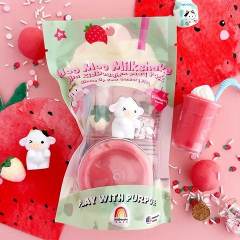 Kiddough Mini Play Kit | Moo Moo Milkshake 3+ - 1