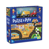 Puzzle And Play: Construction Site Floor Puzzle