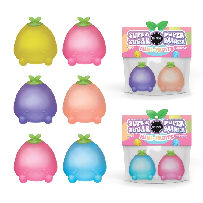 Super Duper Sugar Squisher | Mini Fruits 2 Pack