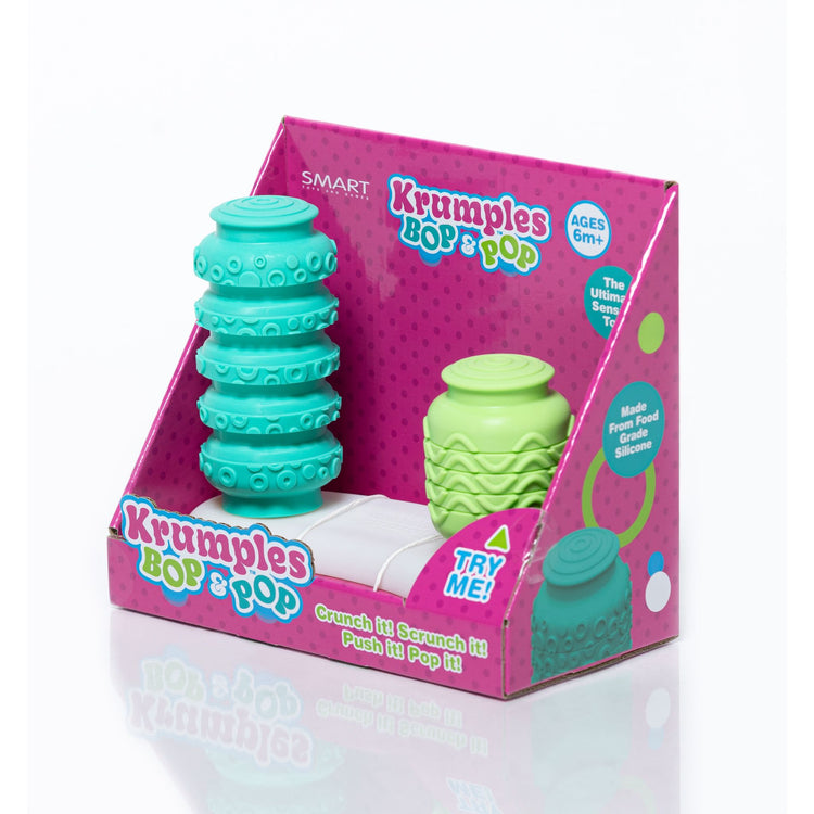 Krumples | Bop & Pop! Green/Teal 6Mons+ - 1