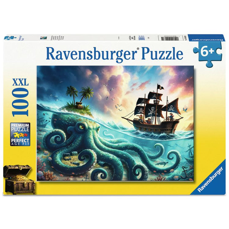 Puzzle | Pirate Treasure | 100 Pc XXL - CR Toys