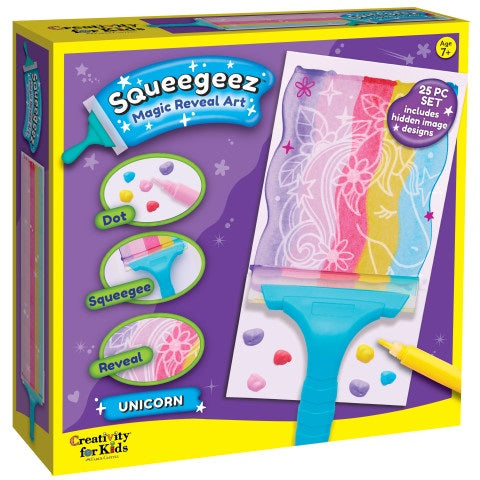 Magic Reveal Squeegee Art | Unicorn 7+