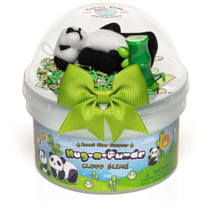 Kawaii Slime | Hug-a-Panda Vanilla Bamboo Scented Cloud Slime - 1