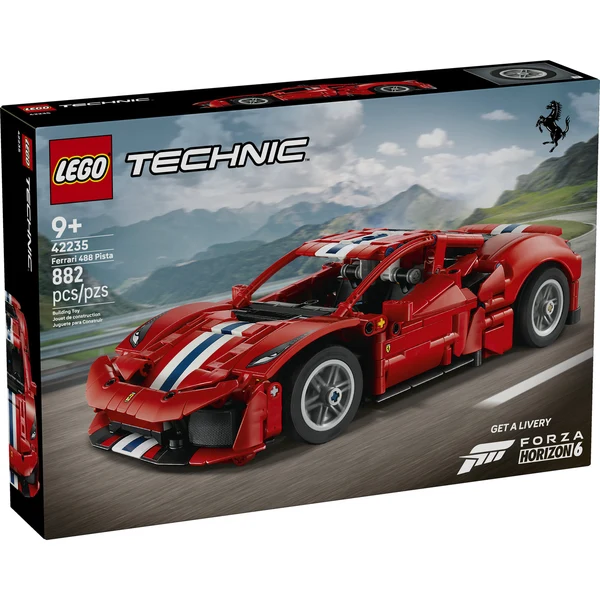 Lego Technical | Ferrari 488 Pista Car 882 pcs 9+ - 1